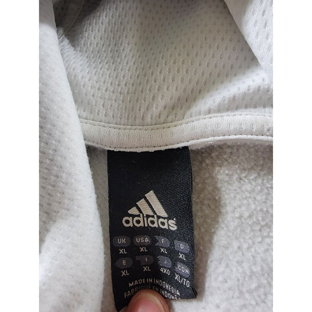 Adidas Grey Pullover Hoodie - XL - Picture 3 of 7